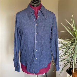 NIU Chambray Button Up (Size S)